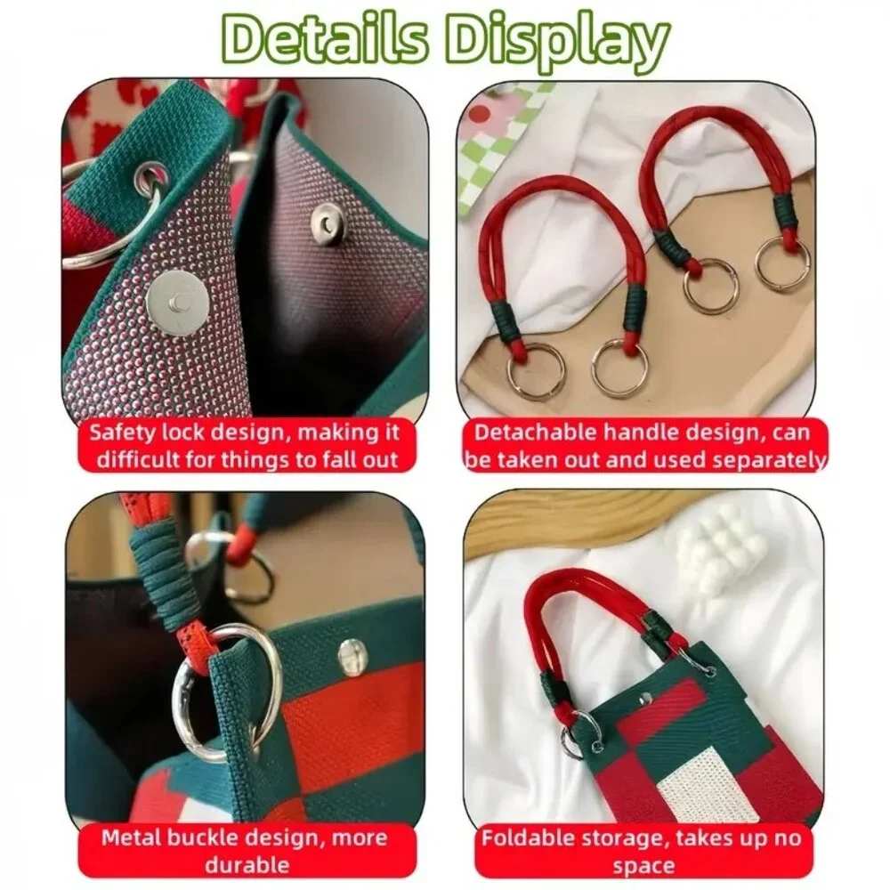 NWT - Vibrant Vintage-Inspired Tote (SKU #0484)